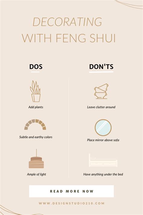 Feng shui tips .